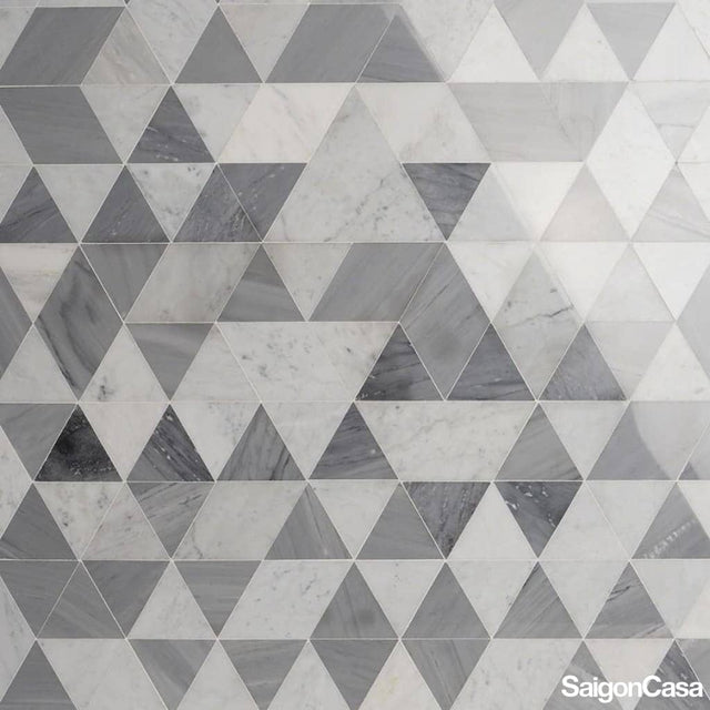 Mosaic Đá Marble Duo Mix - SaigonCasa | Curated Surfaces & Contemporary Living