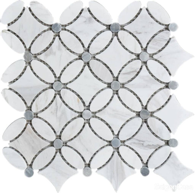 Mosaic Đá Marble Fiore - SaigonCasa | Curated Surfaces & Contemporary Living