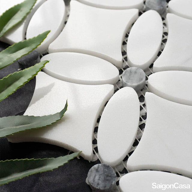 Mosaic Đá Marble Fiore - SaigonCasa | Curated Surfaces & Contemporary Living