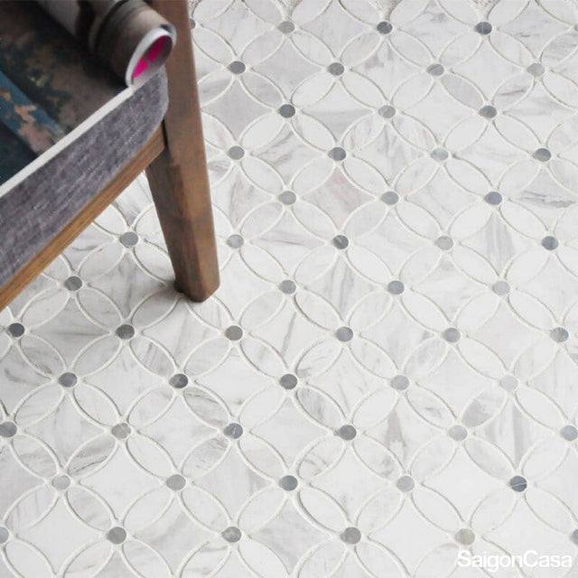 Mosaic Đá Marble Fiore - SaigonCasa | Curated Surfaces & Contemporary Living