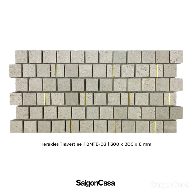 Mosaic Đá Marble Herakles - SaigonCasa | Curated Surfaces & Contemporary Living