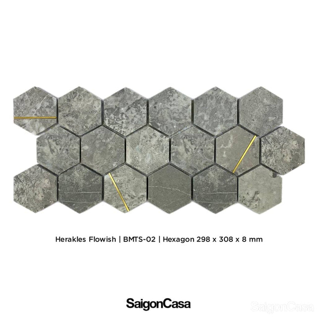 Mosaic Đá Marble Herakles - SaigonCasa | Curated Surfaces & Contemporary Living