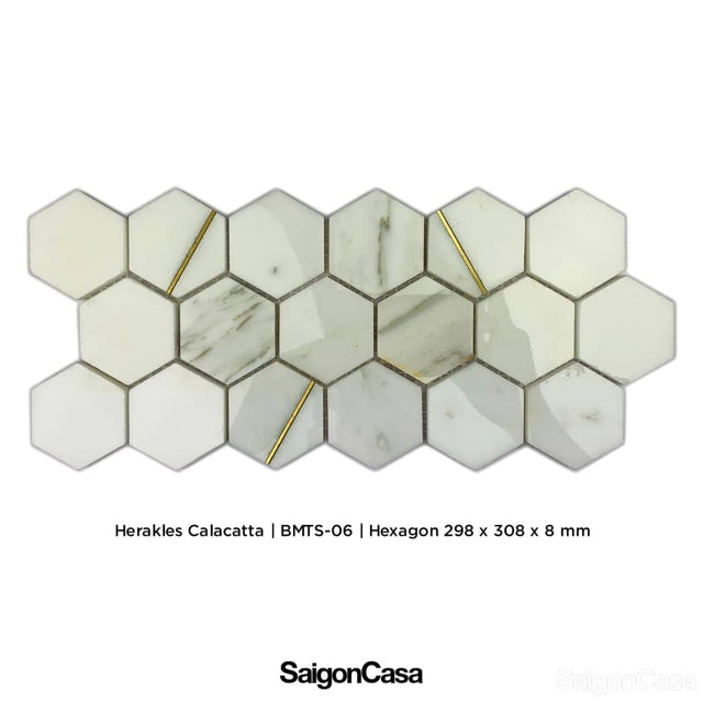 Mosaic Đá Marble Herakles - SaigonCasa | Curated Surfaces & Contemporary Living