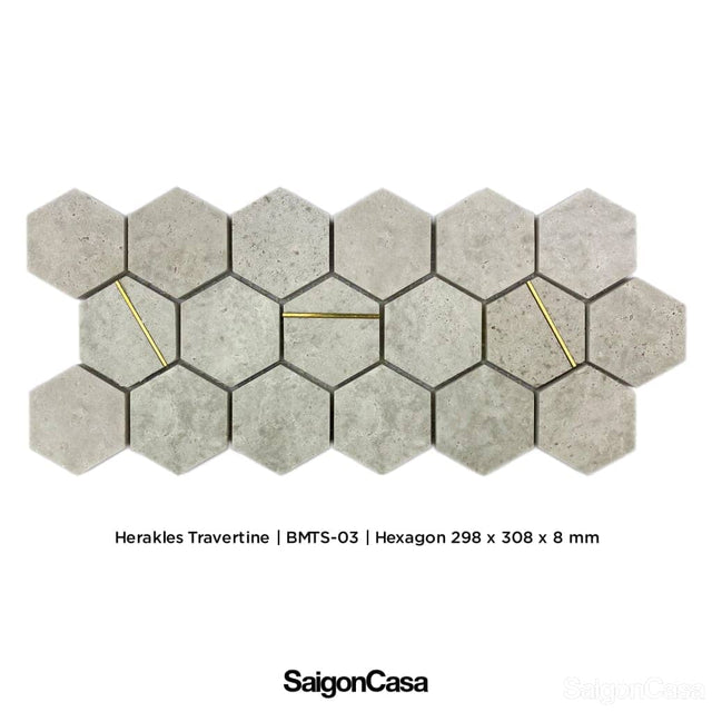 Mosaic Đá Marble Herakles - SaigonCasa | Curated Surfaces & Contemporary Living