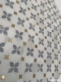 Mosaic Đá Marble & Kim Loại Arabesque - SaigonCasa | Curated Surfaces & Contemporary Living