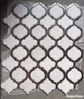 Mosaic Đá Marble & Kim Loại Arabesque - SaigonCasa | Curated Surfaces & Contemporary Living