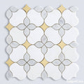Mosaic Đá Marble & Kim Loại Arabesque - SaigonCasa | Curated Surfaces & Contemporary Living