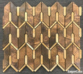 Mosaic Đá Marble & Kim Loại Arrow - SaigonCasa | Curated Surfaces & Contemporary Living