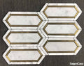 Mosaic Đá Marble & Kim Loại Arrow - SaigonCasa | Curated Surfaces & Contemporary Living