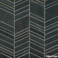 Mosaic Đá Marble & Kim Loại Chevron - SaigonCasa | Curated Surfaces & Contemporary Living