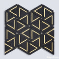 Mosaic Đá Marble & Kim Loại Triangle - SaigonCasa | Curated Surfaces & Contemporary Living