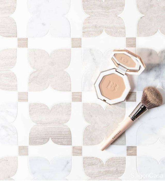 Mosaic Đá Marble Lilac - SaigonCasa | Curated Surfaces & Contemporary Living