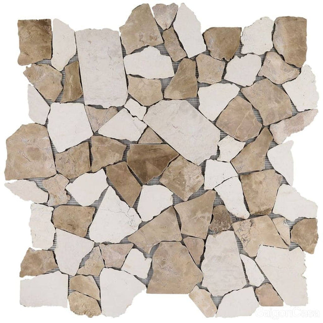 Mosaic Đá Marble Nhiều Cỡ - SaigonCasa | Curated Surfaces & Contemporary Living