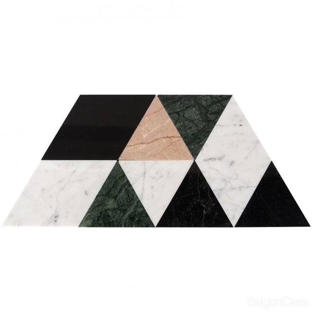 Mosaic Đá Marble Quatro Mix - SaigonCasa | Curated Surfaces & Contemporary Living