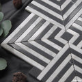 Mosaic Đá Marble Stripe - SaigonCasa | Curated Surfaces & Contemporary Living