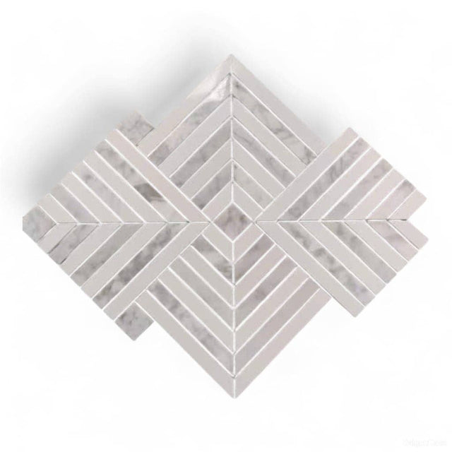 Mosaic Đá Marble Stripe - SaigonCasa | Curated Surfaces & Contemporary Living