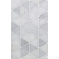 Mosaic Đá Marble Triangle White & Round - SaigonCasa | Curated Surfaces & Contemporary Living
