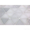 Mosaic Đá Marble Triangle White & Round - SaigonCasa | Curated Surfaces & Contemporary Living