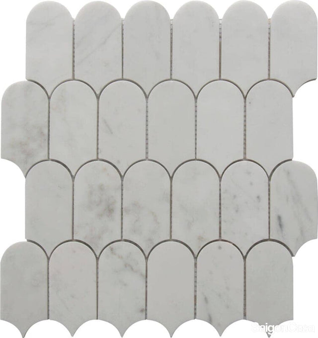 Mosaic Đá Marble Vảy Cá - SaigonCasa | Curated Surfaces & Contemporary Living
