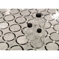 Mosaic Đá Marble W&B Circle - SaigonCasa | Curated Surfaces & Contemporary Living