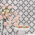 Mosaic Đá Marble W&B Circle - SaigonCasa | Curated Surfaces & Contemporary Living