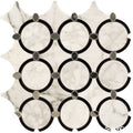 Mosaic Đá Marble W&B Circle - SaigonCasa | Curated Surfaces & Contemporary Living