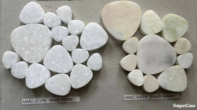 Mosaic Đá Stone Pebble - SaigonCasa | Curated Surfaces & Contemporary Living