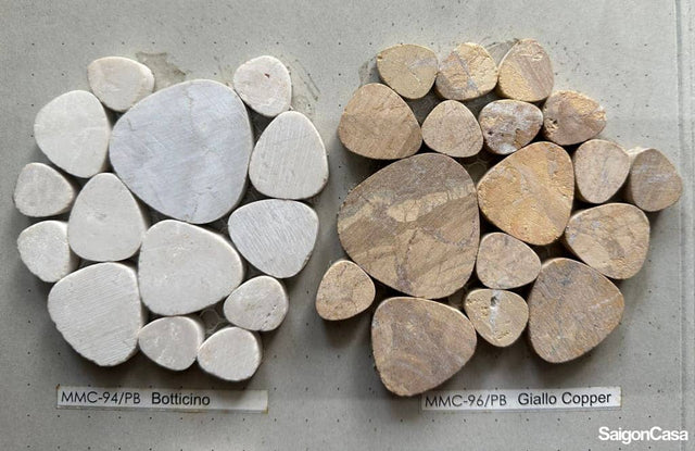 Mosaic Đá Stone Pebble - SaigonCasa | Curated Surfaces & Contemporary Living