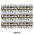 Mosaic Đá + Thủy Tinh - SaigonCasa | Curated Surfaces & Contemporary Living