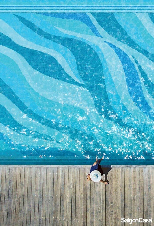 Mosaic Hồ Bơi Bisazza - SaigonCasa | Curated Surfaces & Contemporary Living