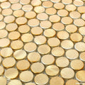 Mosaic Kim Loại Đồng Xu Vàng - SaigonCasa | Curated Surfaces & Contemporary Living