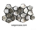 Mosaic Kim Loại Lục Giác Metal Hexagon - SaigonCasa | Curated Surfaces & Contemporary Living