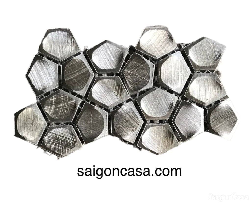 Mosaic Kim Loi Lc Giác Metal Hexagon