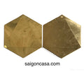Mosaic Kim Loại Lục Giác Metal Hexagon - SaigonCasa | Curated Surfaces & Contemporary Living