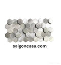 Mosaic Kim Loại Lục Giác Metal Hexagon - SaigonCasa | Curated Surfaces & Contemporary Living
