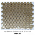 Mosaic Kim Loại Lục Giác Metal Hexagon - SaigonCasa | Curated Surfaces & Contemporary Living