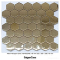 Mosaic Kim Loại Lục Giác Metal Hexagon - SaigonCasa | Curated Surfaces & Contemporary Living