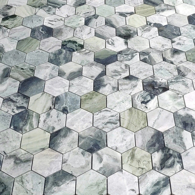 Mosaic Lục Giác Raggio Verde - SaigonCasa | Curated Surfaces & Contemporary Living