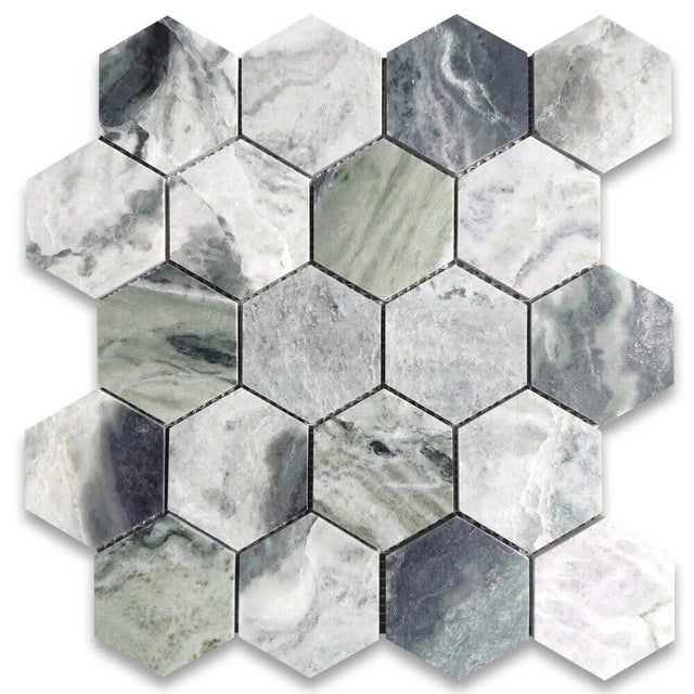 Mosaic Lục Giác Raggio Verde - SaigonCasa | Curated Surfaces & Contemporary Living
