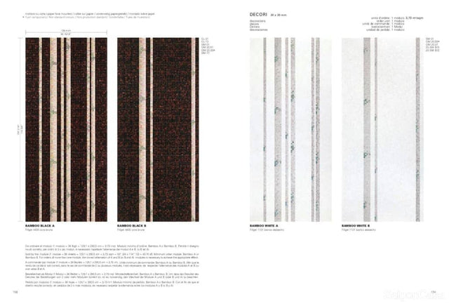 Mosaic Thủy Tinh Bisazza Bamboo Black - SaigonCasa | Curated Surfaces & Contemporary Living