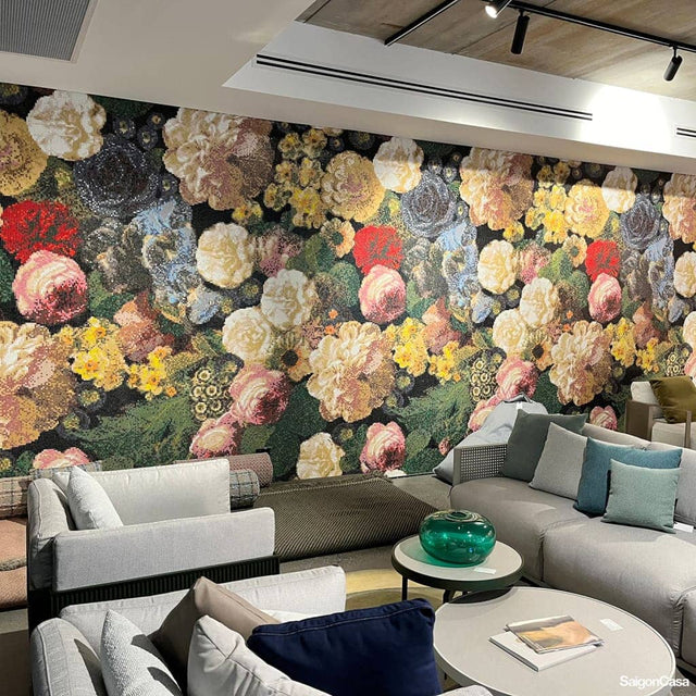 Mosaic Thủy Tinh Bisazza Bouquet - SaigonCasa | Curated Surfaces & Contemporary Living