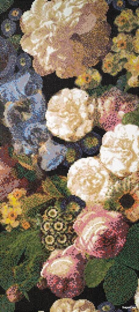 Mosaic Thủy Tinh Bisazza Bouquet - SaigonCasa | Curated Surfaces & Contemporary Living