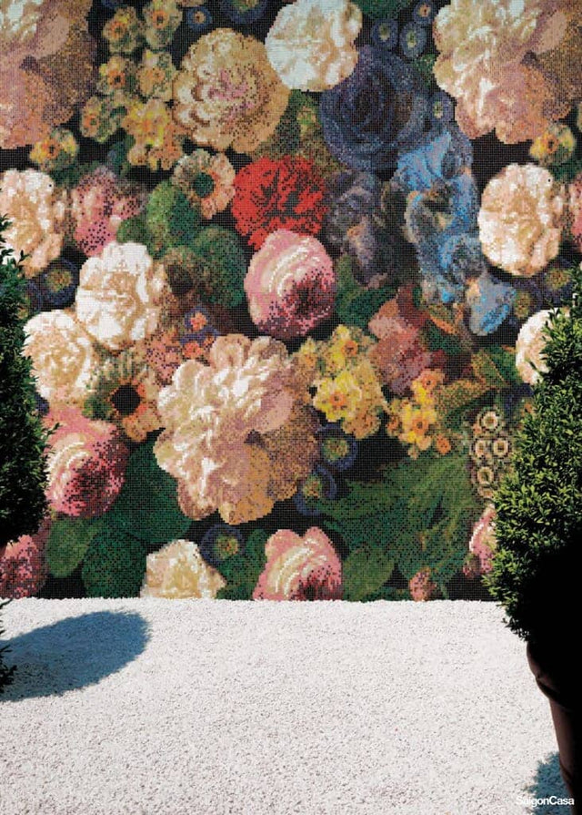 Mosaic Thủy Tinh Bisazza Bouquet - SaigonCasa | Curated Surfaces & Contemporary Living