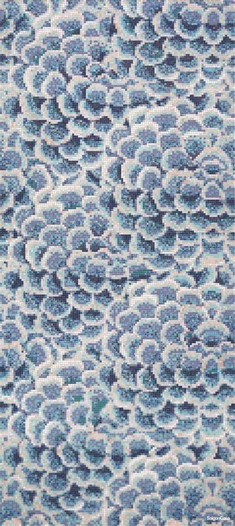 Mosaic Thủy Tinh Bisazza Dalia Blu - SaigonCasa | Curated Surfaces & Contemporary Living