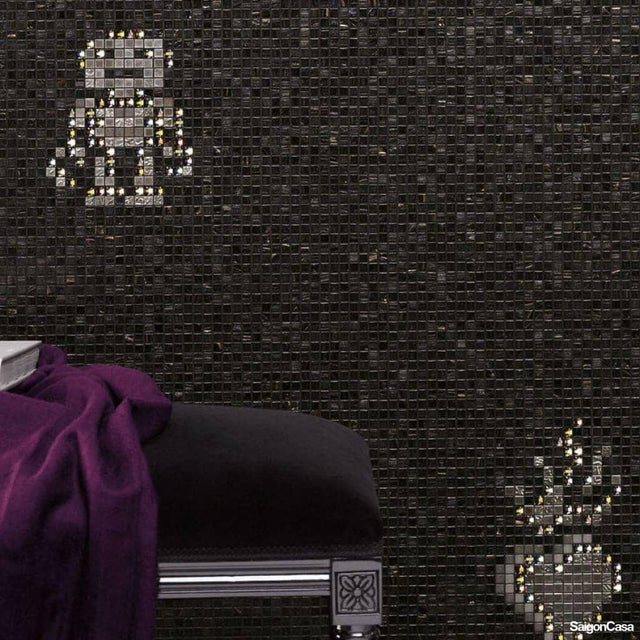 Mosaic Bisazza Hearts & Robots