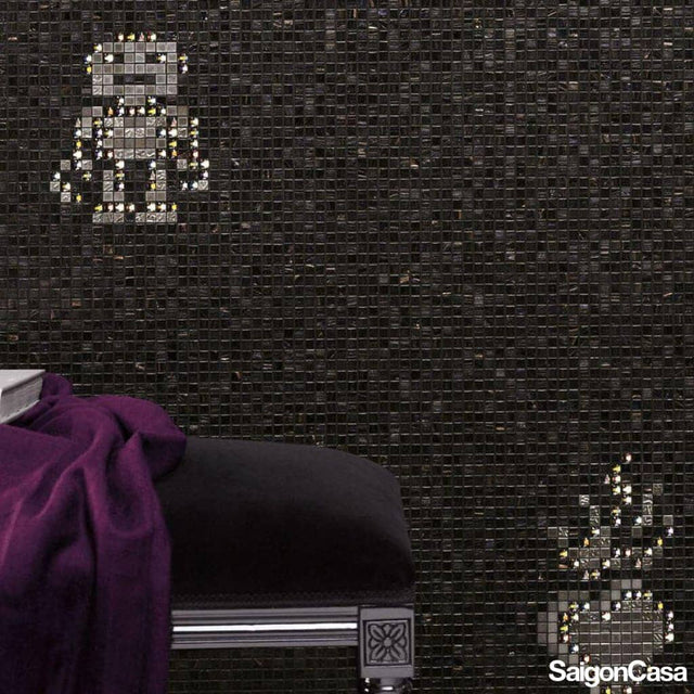 Mosaic Bisazza Hearts & Robots