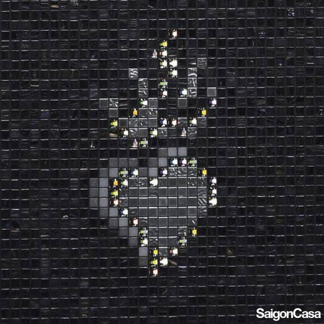 Mosaic Bisazza Hearts & Robots