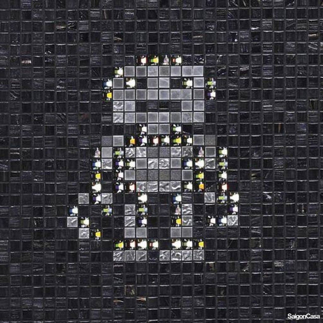 Mosaic Bisazza Hearts & Robots