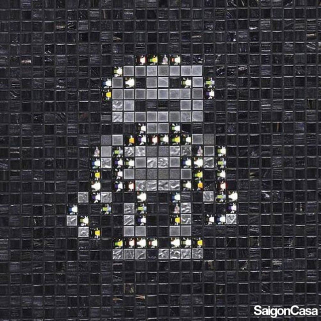 Mosaic Bisazza Hearts & Robots