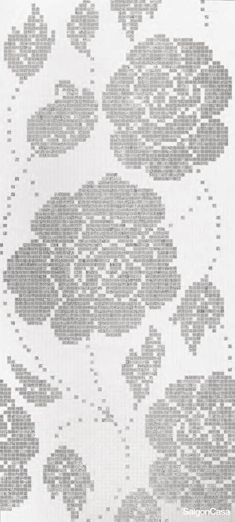 mosaic thủy tinh bisazza winter flower